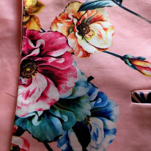 ANOTHER STORY cardigan vest Sz XL FLORAL OFFICE CASUAL BOHO CHIC COQUETTE WOW - Picture 5 of 12